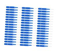 Spazzola Interdentale Blu 2, 5mm in Plastica 50 Pezzi | Pulizia tra Denti, Set Famigliare, Setole Profonde, Aiuta Contro Carie, Uso Quotidiano