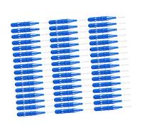 Spazzola Interdentale per Pulizia Denti 50 Pezzi in Plastica Blu | Set Individuale, Setole per Pulizia Profonda, Rimuove Residui tra Denti