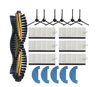 Spazzola laterale a rullo Filtro antipolvere primario HEPA Mop Set compatibile con Ilife A4 A4S A40 X432 Polaris PVCR 0826 Parti for aspirapolvere robot (Color : 013)