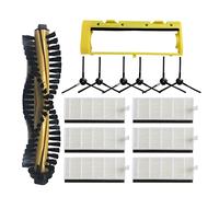 Spazzola laterale a rullo Filtro antipolvere primario HEPA Mop Set compatibile con Ilife A4 A4S A40 X432 Polaris PVCR 0826 Parti for aspirapolvere robot (Color : 011)