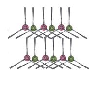 Spazzola Laterale, Compatibile Con Deebot, Ozmo 920 950 T5 T8 T8 Aivi T9 N7 N8 N8+ N8 Pro X1Omni/Turbo/Plus T10 Plus Robot Aspirapolvere Parti Di Facile Installazione(12pcs)