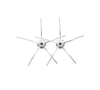 Spazzola Laterale, Compatibile con Roborock S5 S5 Max S6MaxV S6Pure E4 E5 | Spazzola Laterale, Gomma, Ricambio per Robot Aspirapolvere(2PCS W)