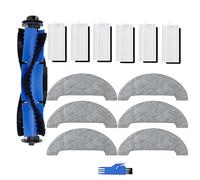 Spazzola laterale di ricambio Hepa Filtro Mop Panni Rag Compatibile con Venga VG RVC 3000 3001 Robot Aspirapolvere Accessorio (Set O)