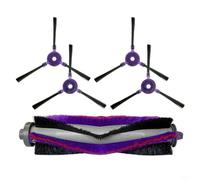 Spazzola laterale e rullo di ricambio per Samsung POWERbot-E VR05R5050WK, parti di ricambio per robot aspirapolvere con 1 spazzola principale + 4 spazzole laterali