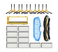 Spazzola laterale filtro Hepa for 990 for Deebot N79S N79 11 11C Coperchio spazzola Filtro primario (Color : 33pcs-01)
