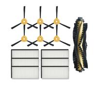 Spazzola laterale filtro Hepa for 990 for Deebot N79S N79 11 11C Coperchio spazzola Filtro primario (Color : 19pcs)