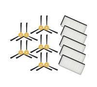 Spazzola laterale filtro Hepa for 990 for Deebot N79S N79 11 11C Coperchio spazzola Filtro primario (Color : 20pcs)