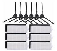 Spazzola Laterale For Robot, Filtro HEPA, Panni For Mocio, Stracci, Compatibile Con AMIBOT, Spirit Ice H2O, Pezzi Di Ricambio For Aspirapolvere, Spazzole, Panno For Mocio.(Set8)