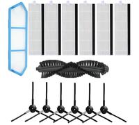 Spazzola Laterale For Robot, Filtro HEPA, Panni For Mocio, Stracci, Compatibile Con AMIBOT, Spirit Ice H2O, Pezzi Di Ricambio For Aspirapolvere, Spazzole, Panno For Mocio.(Set14)