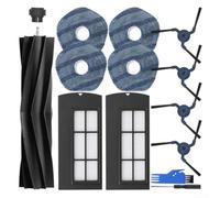 Spazzola laterale per confezione per Eufy per x9 per Pro Corner Clean Side | Trappola polvere fine, peli di animali domestici, allergeni, mantiene la potenza di aspirazione, design lavabile