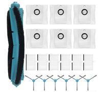 Spazzola laterale principale e kit filtro per Cecotec per serie Conga Efficiente assorbimento dello sporco Materiali durevoli Facile manutenzione Sacchetti per la polvere e spazzole Set per la casa
