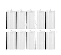 Spazzola Laterale Principale Filtro HEPA Mop Compatibile Con Cecotec Conga 7490 Immortal / 8290 Immortal Accessori for Aspirapolvere(10 Filter)