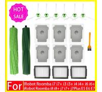 Spazzola laterale principale Filtro Hepa Sacchetto per la polvere per iRobot Roomba i3 i4 i6 i7 i8 j7 E5 E6 E7 Pezzi di ricambio Robot Aspirapolvere Accessori