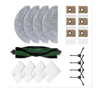 Spazzola laterale principale Filtro Sacchetti for mocio Kit for aspirapolvere, compatibile for Cecotec for Conga 7490 for Ultimate Home for X-Treme for Genesis