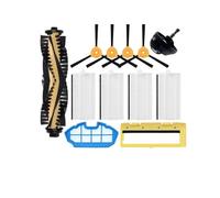 Spazzola laterale principale Hepa filtro spazzola copertura compatibile con Eufy 11C Cecotec Conga Excellence 990 Ecovacs Deebot N79S Robot Vacuum Ricambi (6 spazzole laterali)