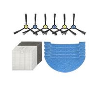 Spazzola laterale robot panno mocio HEPA pre filtro compatibile con AMIBOT Animal XL H2O Connect robot aspirapolvere ricambi accessori (colore: 1set)