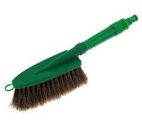 Spazzola lavaggio auto Uni 33 cm setole morbide miste 50/50 attacco acqua
