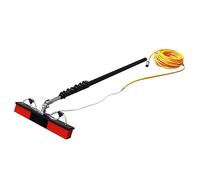 Spazzola Lavaggio con Manico telescopico fotovoltaico, Asta telescopica High Clean con Attacco Acqua multiangolo, Asta telescopica Porta Acqua, Kit lavavetri Pulizia Tetto. (7 Metri)