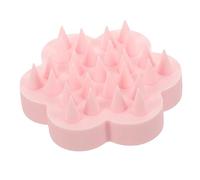 Spazzola Lavaggio Testa in Silicone Rosa per Toddler e Kids | Uso il Lavaggio dei Capelli, Presa Facile, Indicata per Cuoio Capelluto