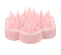 Spazzola Lavatesta in Silicone Rosa per Toddler | Massaggio Cuoio Capelluto, Presa Comoda e Facile, Sollievo dal Prurito, Uso il Lavaggio della Chioma