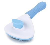 Spazzola liscia autopulente per animali domestici, efficace per rimuovere il sottopelo sciolto, strumento ideale per la toelettatura di cani, gatti e conigli, spazzola massaggiante per animali