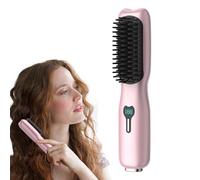 Spazzola lisciante da donna | Pettine per capelli ricaricabile tramite USB, per casa, appartamento, viaggi, vacanze, ufficio, viaggi d'affari, campeggio