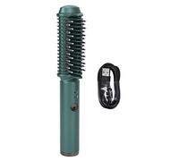 Spazzola lisciante per capelli calda,mini piastra per capelli cordless portatile con dimensioni da viaggio ricaricabile tramite USB 2600 mAh, spazzola riscaldata professionale per capelli corti