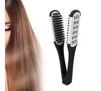Spazzola Lisciante per Capelli Design Stabile e Traspirante Double Sided Protettivo Affidabile Durevole Strumento per Parrucchieri per Saloni Styling Barba Lunga e Corta