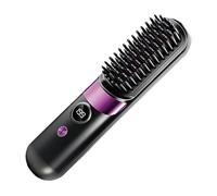 Spazzola lisciante per capelli, dispositivo di levigatura e massaggio a lunga durata, mini pettine per lisciare ionico e caldo, per donne, madri, amici, casa, viaggi, interni ed esterni, soggiorni