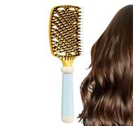 Spazzola Lisciante per Capelli,Pettine Portatile da Smodigliare,Spazzola Acconciatura Slick Back - per Cotronatura e Pettinatura durante il Viaggio nel Salone di Acconciatura a Casa e in Dormitorio