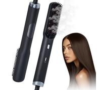 Spazzola Lisciante per Capelli, Piastra Capelli Pettine e Essential Oils 3 in 1, 5 Temperature, Tecnologia Ceramica PTC, Riscaldamento rapido