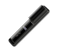 spazzola lisciante per capelli | piastra per capelli portatile | ferro riscaldato | The go Comb per viaggi ricarica USB Due fonti di energia Display LCD grande riscaldamento rapido a30s