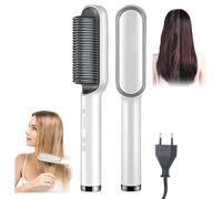 Spazzola Lisciante per Capelli Professionale - 5 Livelli di Temperatura, Effetto Liscio e Onde Perfette, Styling Rapido e Senza Sforzo