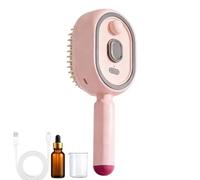 Spazzola Lisciante Per Capelli | Spazzola Elettrica A Vapore - Con Funzione Spray, Include Olio Nutriente, Domina I Fili Ribelli E Nutre In Profondità, Adatta A Ricci, Spessi, Lisci E Ondulati