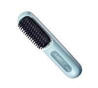 Spazzola lisciante per capelli | Strumenti di styling con riscaldamento rapido e anti scottature - Spazzola lisciante per capelli agli ioni negativi - Per viaggi e mattini in fretta