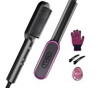 spazzola lisciatura capelli, piastra professionale, pettine riscaldante, cera...