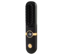 Spazzola Lisciante Portatile Pettine Piastra Wireless a 4 Livelli | Pettine Anticrespo per Adolescenti Donne in Casa Salone Viaggi Vacanze Affari Palestra Università Hotel