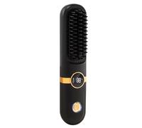 Spazzola lisciatrice per capelli senza fili, spazzola per lisciare senza fili a 4 livelli | Piastra per capelli portatile da viaggio | per donne, adolescenti, viaggi, soggiorno, vacanze, viaggi