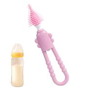 Spazzola lunga per bottiglia d'acqua, spazzola per ciuccio | Detergente per capezzoli e biberon in silicone | Spazzola portatile per pulire la bottiglia d'acqua per bambini con manico lungo per bottig