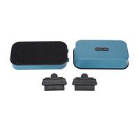 Spazzola magnetica per acquario, detergente per vetri dell'acquario, potente detergente magnetico galleggiante su due lati con raschietto sostituibile per acquario, design con (Spazzola magnetica +