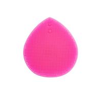 Spazzola Manuale Di Pulizia Del Viso Del Silicone Grande Spazzola Di Lavaggio Dei Capelli Del Bambino, Rosa