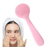 Spazzola manuale in silicone per la pulizia del viso, spazzola per il lavaggio del viso in silicone, spazzola per il viso in morbido silicone, scrubber impermeabile per la pulizia del viso,