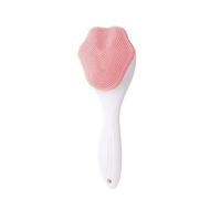 Spazzola manuale in silicone per la pulizia profonda del viso, a forma di zampa di gatto, utilizzata per la pulizia del viso, per l'esfoliazione dei punti neri e dei pori (rosa, 3 pezzi)