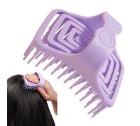 Spazzola Massaggiagriglia Cava per Capelli, Massaggiatore per Capelli con Setole Morbide da Doccia, Accessorio Delicato Per Pulizia Corpo E Bagno Ideale Per Coppie Famiglia E Amici