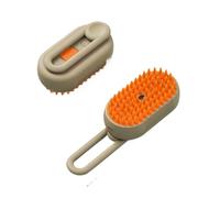 Spazzola massaggiante 3 in 1 in silicone a vapore per la rimozione dei peli di cani e gatti con tecnologia a vapore districante e spargimento capelli massaggiatore spray detergente