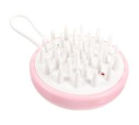 Spazzola Massaggiante Capelluto Rosa in Abs e Silicone | Design Cartoon, per Chioma e Cute, Pulizia Profonda, Facile da Riporre