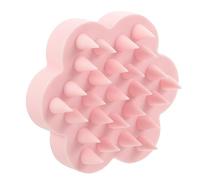 Spazzola Massaggiante Chioma in Silicone Rosa per Lavaggio Testa | Hair e Scalp, Impugnatura Facile, Uso su Testa nel Lavaggio dei Capelli, Formato Toddler