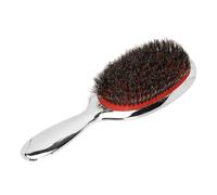 Spazzola massaggiante donna, per capelli ricci, lisci, per acconciature (argento)