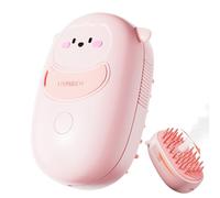 Spazzola massaggiante per animali da compagnia, accessorio da bagno multifunzionale per cuccioli, gatti, conigli e piccole creature, innovativo di setole migliorato dal vapore, favorisce la