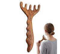 Spazzola massaggiante per capelli, dispositivo portatile stimolatore del cuoio capelluto, strumento compatto per alleviare la tensione, applicatore per terapia multi area per uomini e donne, leggero